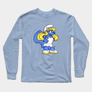 Blueberry Girl Squirrel Long Sleeve T-Shirt